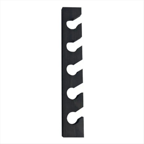 Wooden Hat Hanger With Display Shelf Black