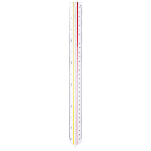 1:20 1:25 1:50 1:75 1:100 1:125 Plastic Triangular Scale Ruler 2
