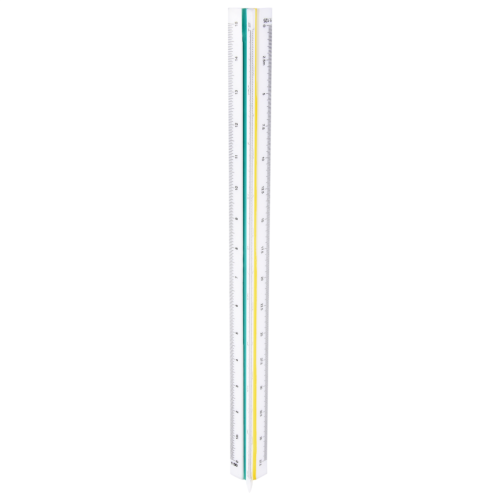 1:20 1:25 1:50 1:75 1:100 1:125 Plastic Triangular Scale Ruler 1