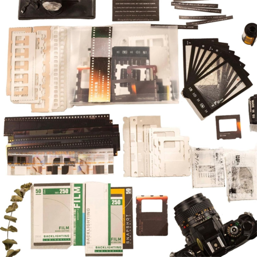 94 τεμάχια κιτ scrapbooking με θέμα vintage φωτογραφίες, κιτ scrapbooking ταινι 1