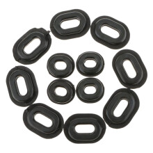 12 Stück Motorrad-Gummi-Seitenverkleidungsdichtungen für CG125