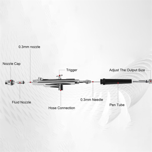 Airbrushset Draagbare airbrushaccessoires Airbrushset 1