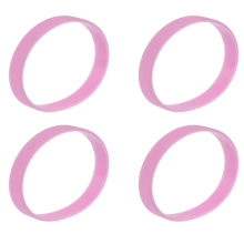 Silikonikumiranneke pinkki