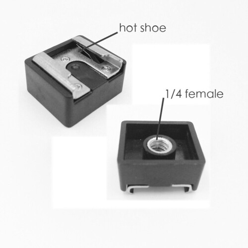 2 stuks flitsschoenadapters voor studiolampstatief 2