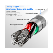 Voor Aux-snoer Aux-snoer voor auto naar 3,5 mm Aux-kabel