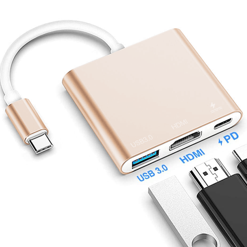Aluminium-Body Multiport Av Converter, 4K Hd Video Output With Ultra Hd For Laptop Entertainment 9486358102183