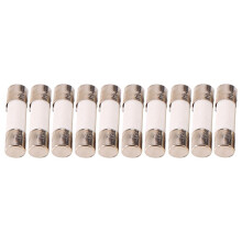 10 stuks 250V 0,5A 500mA snelle keramische zekeringen (buisjes) 5mm x 20mm