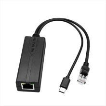 Módulo de fuente de alimentación tipo C aislado, divisor POE de 100 m, 48 V a 5 V, 2,4 A