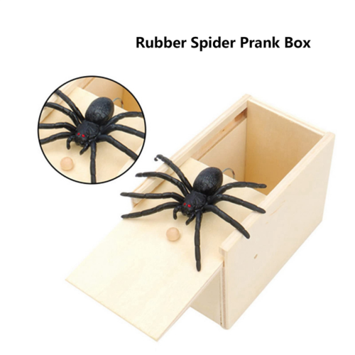 Αστείο κουτί τρόμου Trick Spider Ξύλινο κρυφό κουτί φάρσας Ξύ 2