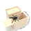 Αστείο κουτί τρόμου Trick Spider Ξύλινο κρυφό κουτί φάρσας Ξύ 4
