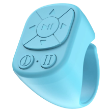 Télécommande à anneau défilant pour tourne-page Bluetooth bleu
