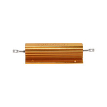 Vergulde aluminium vermogensweerstand, weerstand 100W, 8 Ohm 8R