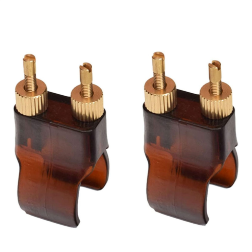 2pcs Professional Erhu String Adjusters, Brass Fine Tuners