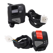Motorrad-Lenkerschalter, Multifunktionsdesign, wasserdicht, universell passend für 4 7/8-Zoll-Lenker, elektrischer Startschalter, Blinkerschalter