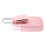 MP3/MP4 Portable Storage Bag with Buckle with Clear Window Pink 2