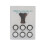 6Pack Transducer Discs for Optimyst , Replacement Disks 4
