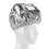 Bonnet de bain élastique en aluminium isolant thermique pour douche - Argent 3