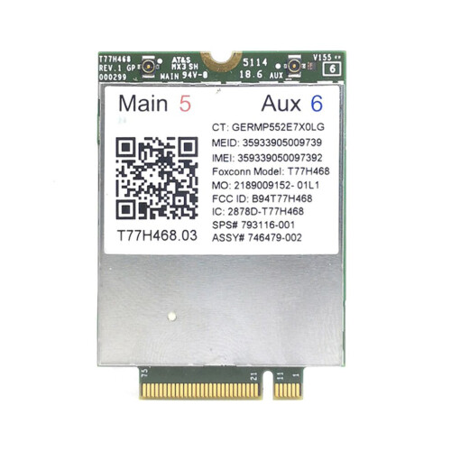 Modulo 4G LT4211 T77H468 GOBI5000 Scheda LTE/EV-DO/HSPA+WWAN
