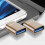 Προσαρμογέας Otg USB-C Plug-And-Play, Μεταφορά δεδομένων υψηλής ταχύτητας για φορητούς 3