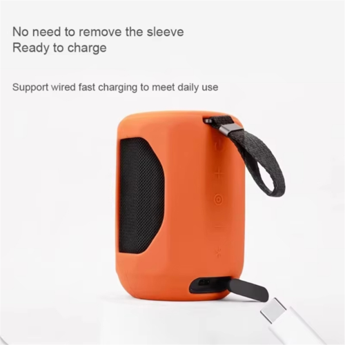 For Speaker Mini Dustproof Cover Case Enhanced Grip Black 1