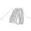 9M 30ft RJ11 6P2C modulaire telefoonkabel wit 4