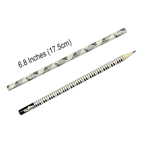 24PCS Music Pencils with Musical Instruments Patterns 2