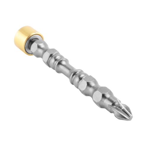 Punta per cacciavite PH2 da 65 mm a doppia testa con anello elettromagnetico 2
