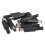 10 τεμάχια αρσενικό βύσμα DC 5.5x2.1mm ίσιο μαύρο 3