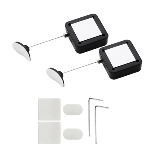 Retractable Remote Control Tethers, Remote Cable Lock 2 Pcs