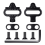 Tacchette per pedali SH51 SPD Multi-Release 1