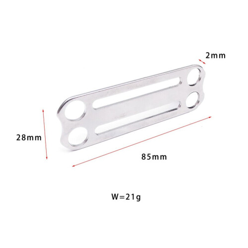 Dykning Sidomonterad Tri-Glide Bälte BCD Fixeringsspänne Rep 1