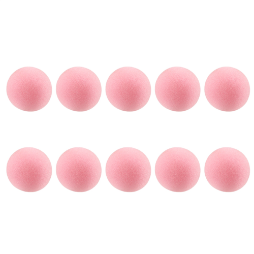 Set van 10 microfoonwindschermen, roze microfoonwindschermen van sponsschuim.