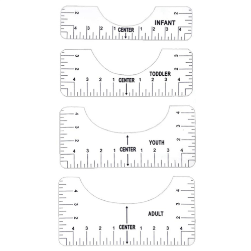 8X T-Shirt Ruler Guide Alignment Tool for Vinyl, Alignment Tool 1