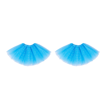 Elegante Babykleidung für Mädchen: Pailletten-Tutu-Rock in Hellblau