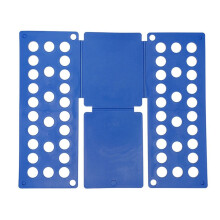 Plastic kledingopvouwplank, handig opberggereedschap voor thuis, donkerblauw