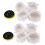 5Pcs Polisher/Buffer kit Soft Wool Bonnet Pad White:4 inch 1