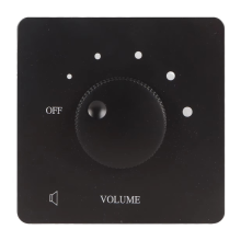 Control de volumen de 50 W, seguridad profesional, perilla de ajuste de 5 velocidades, color negro