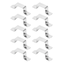 Clips para cercas, 10 piezas, clips para postes de soporte de cerca, herramienta de reparación de hardware