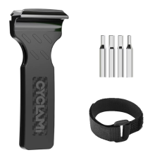 Attrezzo apri-leve per pneumatici da bicicletta, colore nero