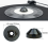 LP45 RPM-sovitin 7EP Record EP -vinyylille, musta 4