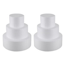 Rund tårtdummy (tårtdummy-set 4 tum 6 tum 8 tum)