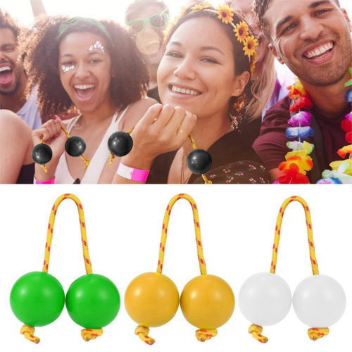 1 Pairs Aslatua Shakers Kashaka Μουσικό όργανο κρουστών Λευκό 2