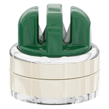 Affilacoltelli multi-angolo per coltelli tascabili, colore verde.