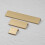 100mm Brass Edge Lip Pull Handle Gold Profile Trim 9