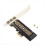 M.2 NVME SSD - PCIe 4.0 -sovitinkortti 64 Gbps M-Key PCIe4.0 X1 2