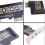 M.2 NVME SSD - PCIe 4.0 -sovitinkortti 64 Gbps M-Key PCIe4.0 X1 3