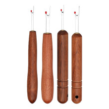 Pack of 4 Crosses Stitching Tool with Wood Handle for Easy