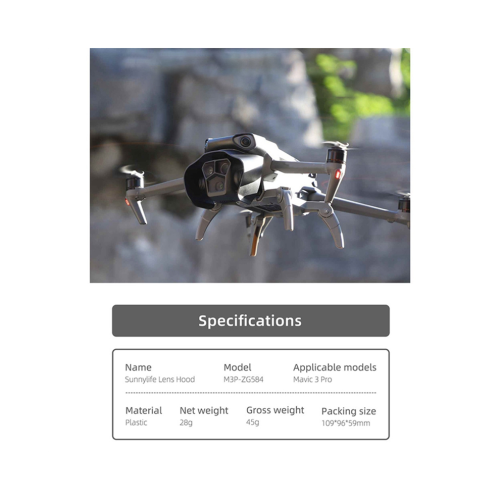 Paraluce antiriflesso per Mavic 3 Pro e gimbal Royal 3 Pro. 2