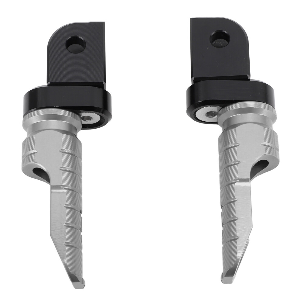 Motorcycle Foot Pegs Aluminum Alloy Anti Slip Rider Footrests Pegs W/ Corrosion Resistant Anodized Finish Enhance Safe Driving Premium Material 9139052027329