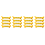 4Pcs String Level Hanging Line (Yellow) 1